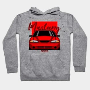 Front Red MK4 Stang Muscle Hoodie